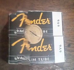 Fender 6V6 Vacuum Tube, Model 6V6 MPN 6V6 – Lot of 2 Boxes