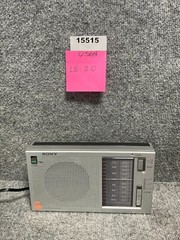 Vintage Sony ICF-710W Radio Receiver Retro Silver Audio