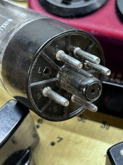 Mullard /Sylvania GZ34 5AR4 Rectifier Tube f32 B4H1. Recently Cal.Hickok Tested.