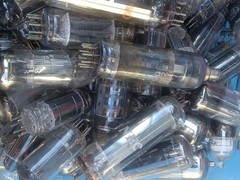 Lot of 100+ radio tubes USED MEDIUM BASE UNSORTED NOT TESTED CLEAN