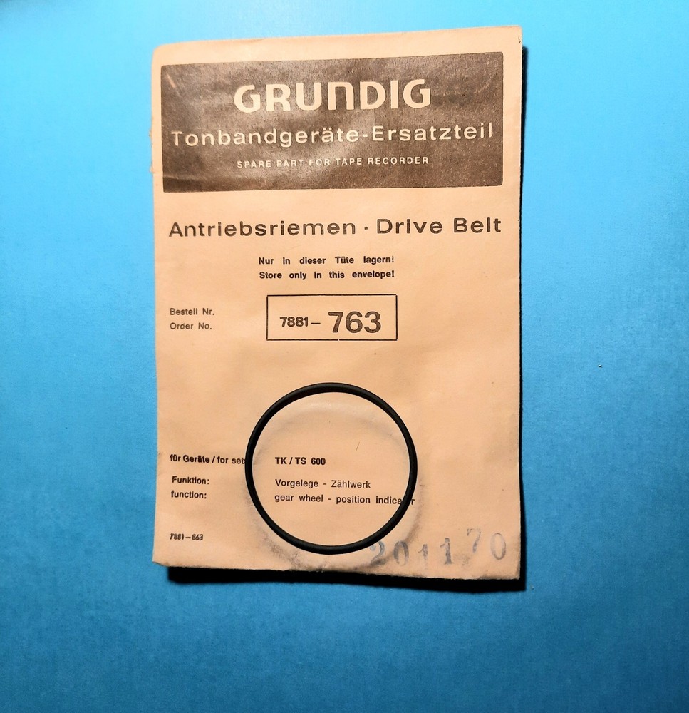 GRUNDIG TK 600 TS 600 Counter Belt Original in Sealed Package