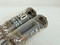 New matched pair E182CC 7119 tubes Philips Miniwatt SQ quality D-getter
