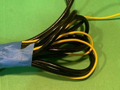 Lenco L75 Vintage Stereo Turntable Parting Out RCA Cable Assembly w/ Ground Wire