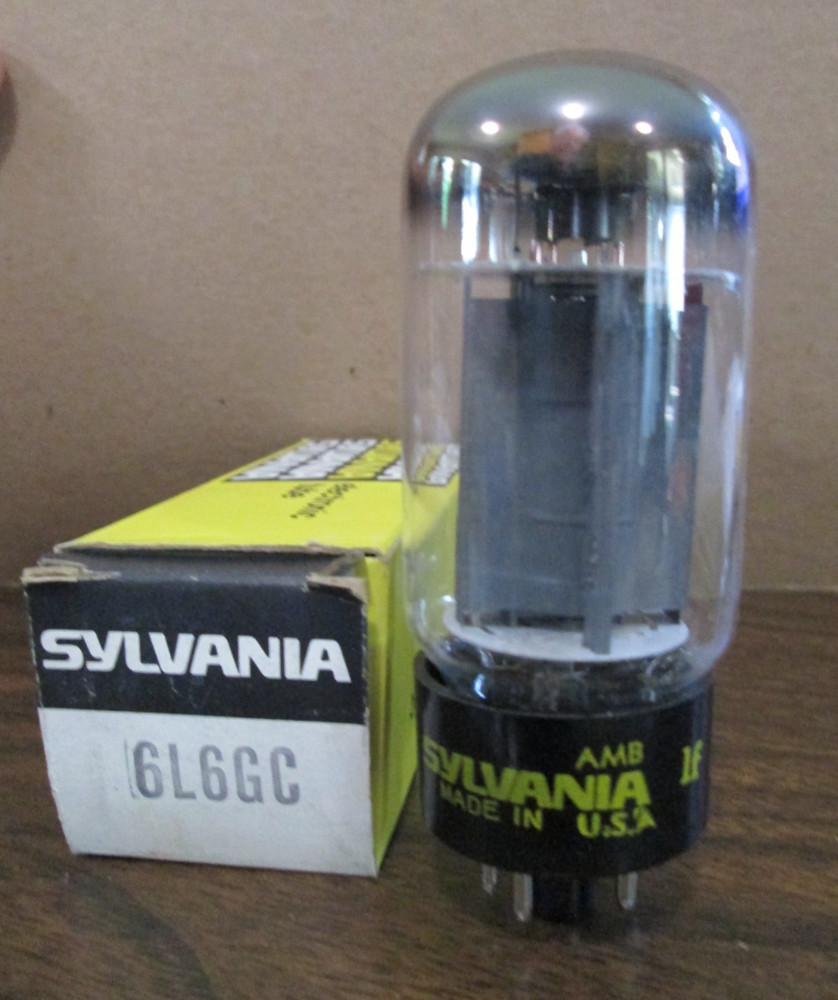 NEW SYLVANIA 6L6GC HiFi Ham Radio Amp Vacuum Tube IOB