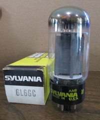 NEW SYLVANIA 6L6GC HiFi Ham Radio Amp Vacuum Tube IOB