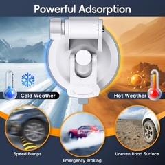 Yacesyn For Starlink Mini Suction Cup Mount For Dashboard Windshield Ensures