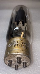 LUnited 805 JAN VT-143 Transmitting Tube Black Plates Tested Strong