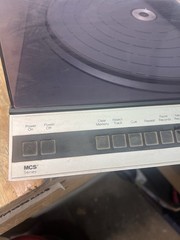 HTF Rare MCS 6800 (Accutrac) Belt Drive Programmable Turntable W/ Remote 4 PARTS