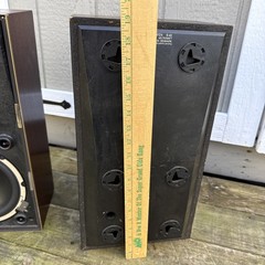 Bang & Olufsen Beovox S45-2 Speaker From 1976, Set Of 2 (Darker Wood)