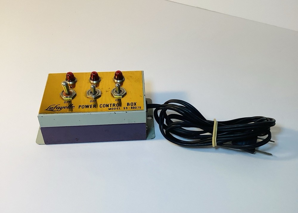 VINTAGE LAFAYETTE POWER CONTROL BOX MODEL 99–80079 120v WORKS KOREA EX COND!