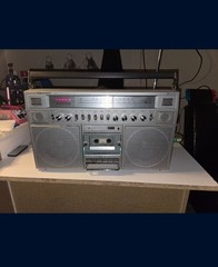 Realistic SCR-6 AM/FM Stereo Cassette Music System Works (Cord Not Included)