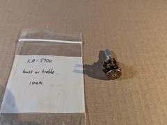 Kenwood KA-5700 bass or treble control potentiometer 100K ohms R06-5028-05