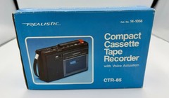 Radio Shack CTR-85 Realistic Cassette Tape Recorder w/Voice Actuation-NIB
