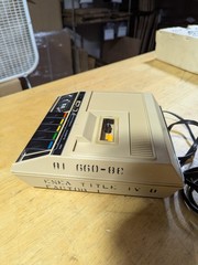 Audiotronics 148A Audio Cassette Recorder / Player 120VAC or DC Battery, Tested