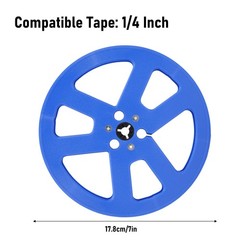 1/4 7 Inch Empty Tape Reel Fit For Reel To Reel ABS Universal Open Ree VDCG