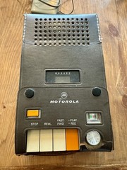 3L Vintage 1975 Motorola CP-30FN Vintage Cassette Recorder Solid State 7.5 Volt