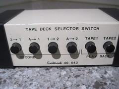 Calrad 40-643 Tape Deck Selector Switch Japan Vgc