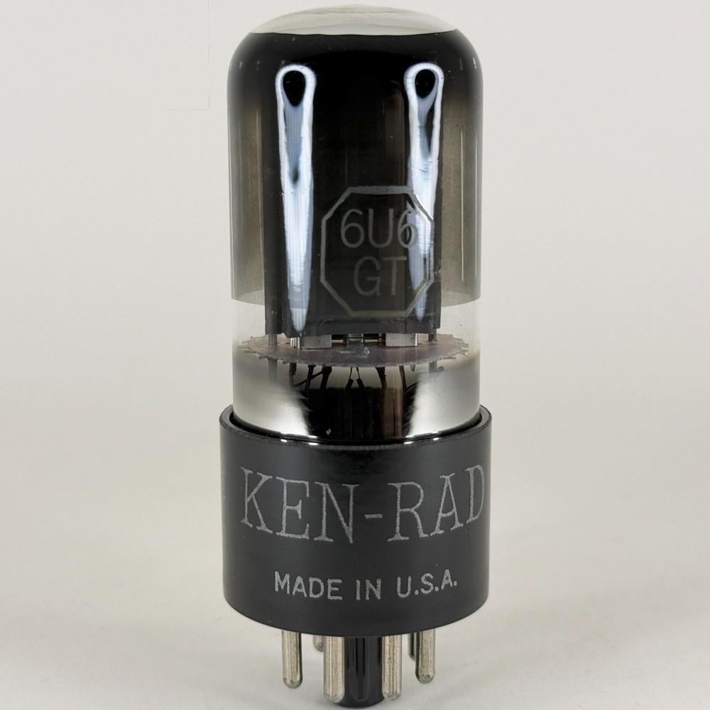 (1) Tested Ken Rad 6U6GT Tube Smoked Glass Date Code SR2 Beam Power Tube (b)