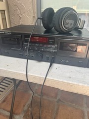 Tascam 202 mk3 double cassette deck auto reverse
