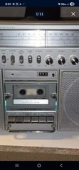 Realistic SCR-6 AM/FM Stereo Cassette Music System Works (Cord Not Included)