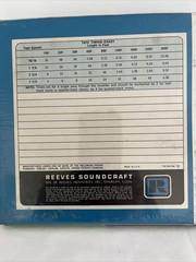 Vintage Reeves Soundcraft Magnetic Recording Tape 7” Reel to Reel 1800 Ft NOS