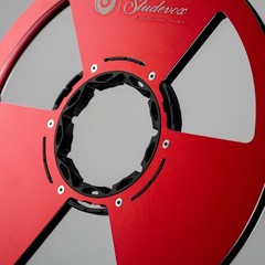 Studevox 10.5″ Edge Polished Red Aluminium Tape Reel For Reel Tape Recorders