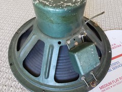 Vintage Cletron C4-209 Cathedral 12″ Coaxial Speaker Woofer Full Range Tweteer
