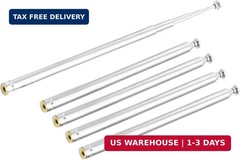 5 Sections Telescopic Antenna, 12 Inches 310mm Long for AM FM Radio TV, 5 Pcs…