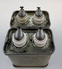 Pair Western Electric GA-52886 Sprague Vitamin Q Capacitors .5uF 750VDC Tested