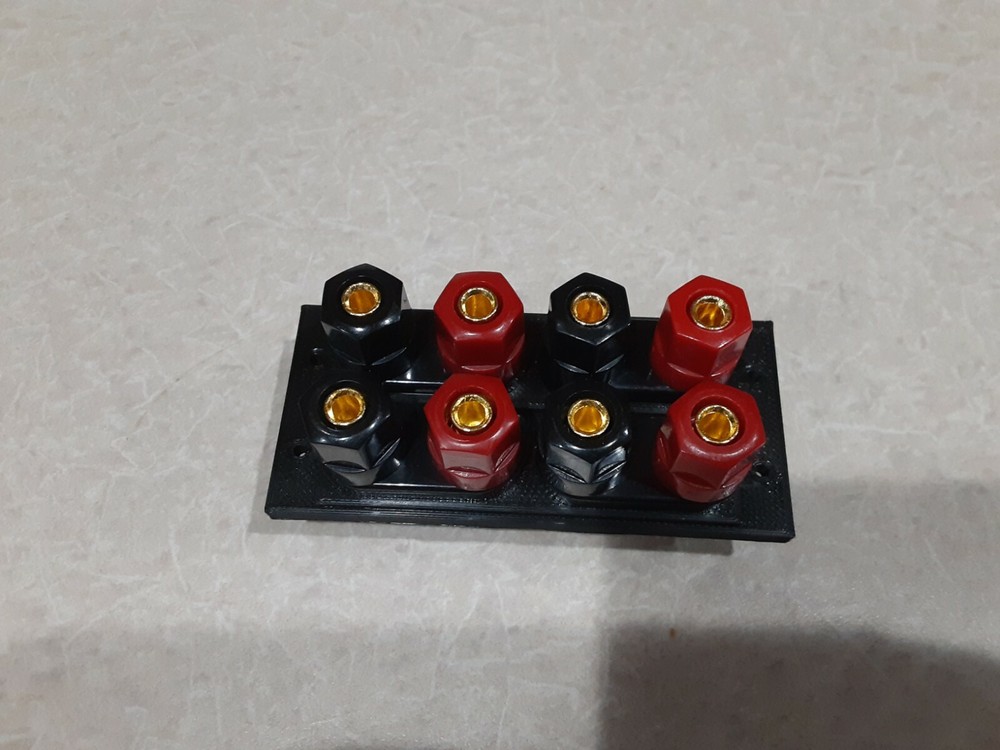 Kenwood KA-9100 Speaker Terminal Conversion (Banana Plugs)