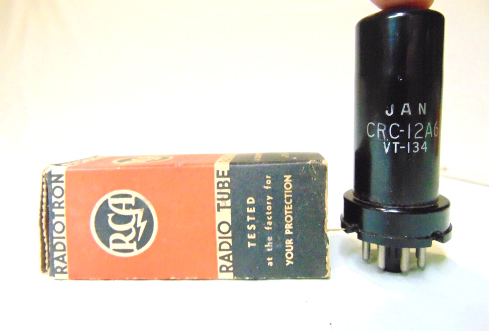 RCA 12A6 VT-134 CV525 Audio Radio Vacuum Tubes TESTED 100+% Original box