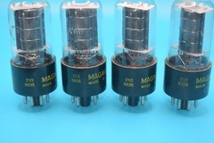 Amplitrex Matched Quad – Magnavox 6V6GT Vintage Audio Output Tubes – Superb
