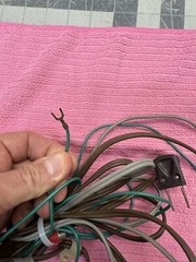 BSR 260 AX C123R Other Turntables OEM POWER CONNECTOR AUDIO GROUND POWER CABLES