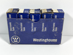 Lot of 5 – Vintage WESTINGHOUSE Electronic Tubes- 6JC8, 6KZ8, 6BE6, 6MG8, 6LX8