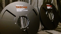 Set of Black Metal tape reel for Teac X1000R X2000R, Tascam RE 1004 reel to reel
