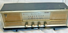 National DX-365 Vintage 1960 Vacuum Tube Radio Wide Sonic Super Powers on