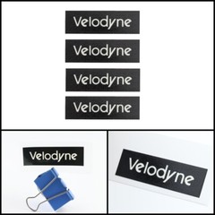 Velodyne logo badge Sticker Decal waterproof 65mm(2.55″)X21mm(0.82″)