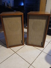 Vintage Rare Set Of Goodmans 2 Way 22″ Speakers Sound Great!