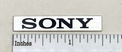 Sony ICF-5500W Name Plate Badge Custom Made Aluminum