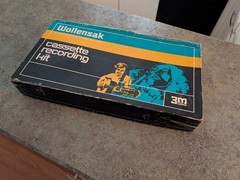 RARE Vintage Wollensak Cassette Recording Kit 3m Co with Box ~ See VIDEO