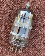 A+ 1970 Siemens W. Germany ECC88/6DJ8 Grey Plate Top Halo Preamp Tube