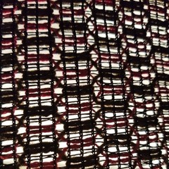 NOS 19 x 16″ Antique Radio Victrola SPEAKER Grille Cloth Fabric Vintage Red – C