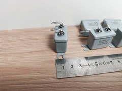 6Pcs. 1uF 400 V RUSSIAN PAPER IN OIL PIO AUDIO CAPACITORS MBGO-2 МБГO-2 NEW