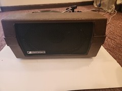 Vintage -Audiotronics 326 A- Portable Turntable Turns On!