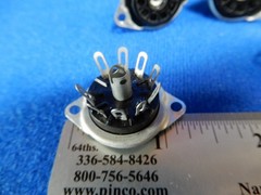 Bottom Mount 9 Pin Vacuum Tube Sockets Great Quality Qty 10 NOS 1 1/8″ Btwn Cntr