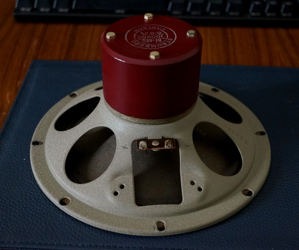 1 – VINTAGE STROMBERG CARLSON RE-460 8″ FULLRANGE SPEAKER / RARE