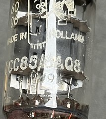 (1) Amperex / Bugle Boy ECC85 / 6AQ8 Dual Triode Tube – Heerlen, Netherlands NOS