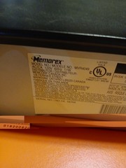 Memorex 4 Head VHS VCR MVR-4049 Works No Remote See Pics