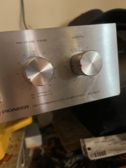 Pioneer SR-303 Reverberation Amplifier Audio Unit, Silver, Model SR-303