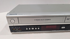 Philips DVP3050V DVD VCR Combo Player 4-Head VHS Tested & Working Ships Free